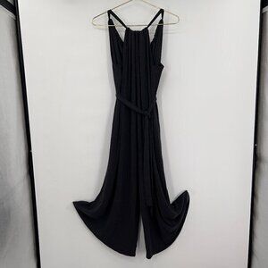 Anthropologie HD In Paris Women's Charcoal Gray Wide Leg Jumpsuit XS